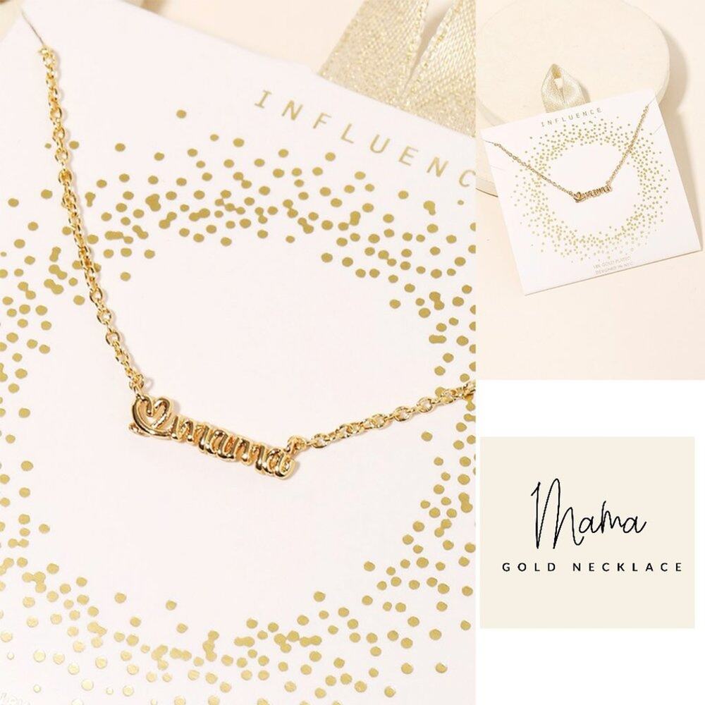 Mama Gold Necklace
